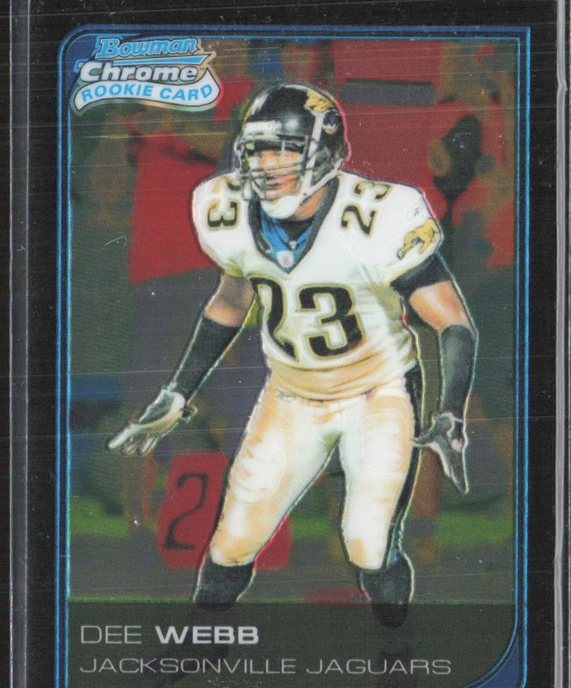 2006 Bowman Chrome #43 Dee Webb Jacksonville Jaguars (Q)