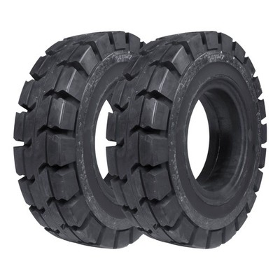 5.00-8 Sentry Solid Forklift Tires  M Pattern 5.00x8 500x8 500-8 | x2 Quantity
