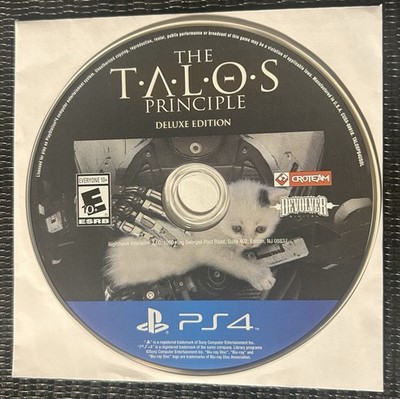 The Talos Principle: Deluxe Edition (Sony PlayStation 4 PS4, 2015) ~ Disc Only