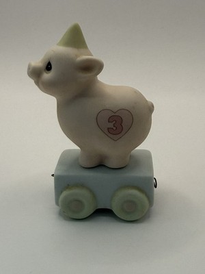 Precious Moments  ''Heaven Bless This Special Day'' Age 3 Train Figurine 15954