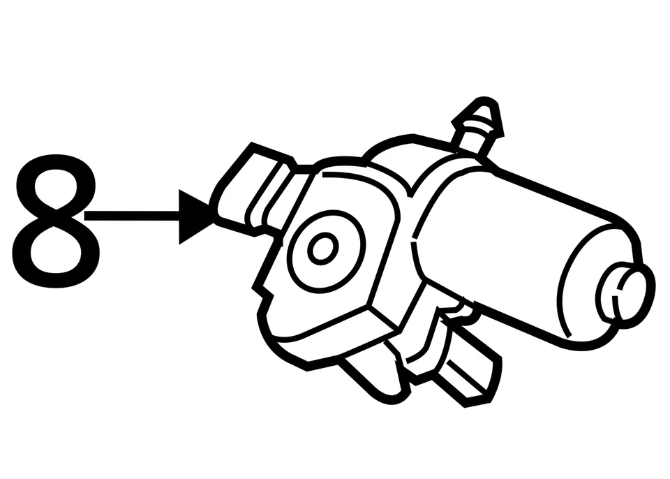Двигатель стеклоочистителя ветрового стекла средняя крыша подходит для 15–19 Transit 150 6803040 - Изображение 4 из 4