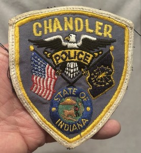 Vtg. Chandler Indiana Police Department Uniform Patch
