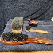 Vintage Shoe Shine Brushes 2 Plus 2 Vintage Clothes Brushes