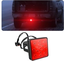 15 Led Brake Light Trailer Hitch Cover Universal Fit 2 Receiver Super Bright
