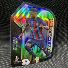 2022-23 Topps UCC Ansu Fati Perfect10n Insert Die Cut SSP Case Hit Barcelona P10
