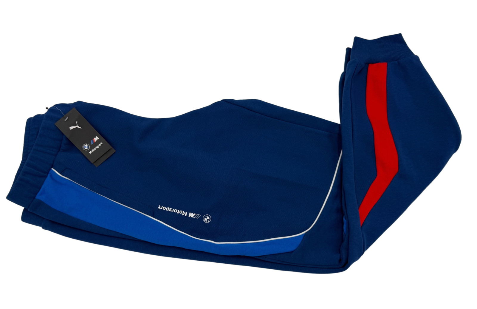 Tuta Puma BMW M Motorsport uomo blu taglia L/XL cappuccio giacca pantaloni nuova foto 3