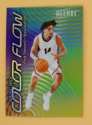 2025 Upper Deck Allure SE Asa Newell SP Macro Color Flow #CF625 Basketball