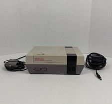Nintendo NES-001 Console Original System 1985 Adapter & Wire blinking light-read