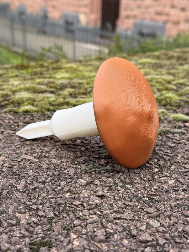 Geocaching Nascondiglio per Funghi - Stampato in 3D con Scomparto per Diario di Logo - Immagine 3 di 4