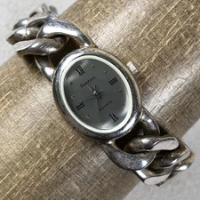 Vintage Armitron Quartz Watch Womens Chain Link Bracelet Oval Face 25/4903