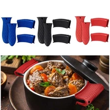 Heat Resistant Silicone Hot Handle Holder for Cast Iron Skillet and Cookware