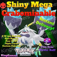 ✨ SHINY MEGA CRABOMINABLE ✨ ALPHA ✨ 6IV / EV ✨ Pokemon Legends Z-A