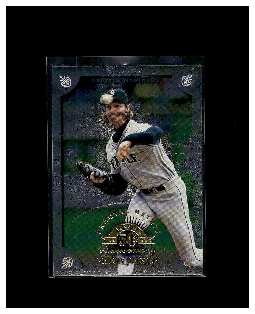 1998 Leaf - Randy Johnson #30 Fractal Matrix Silver /900 Seattle Mariners