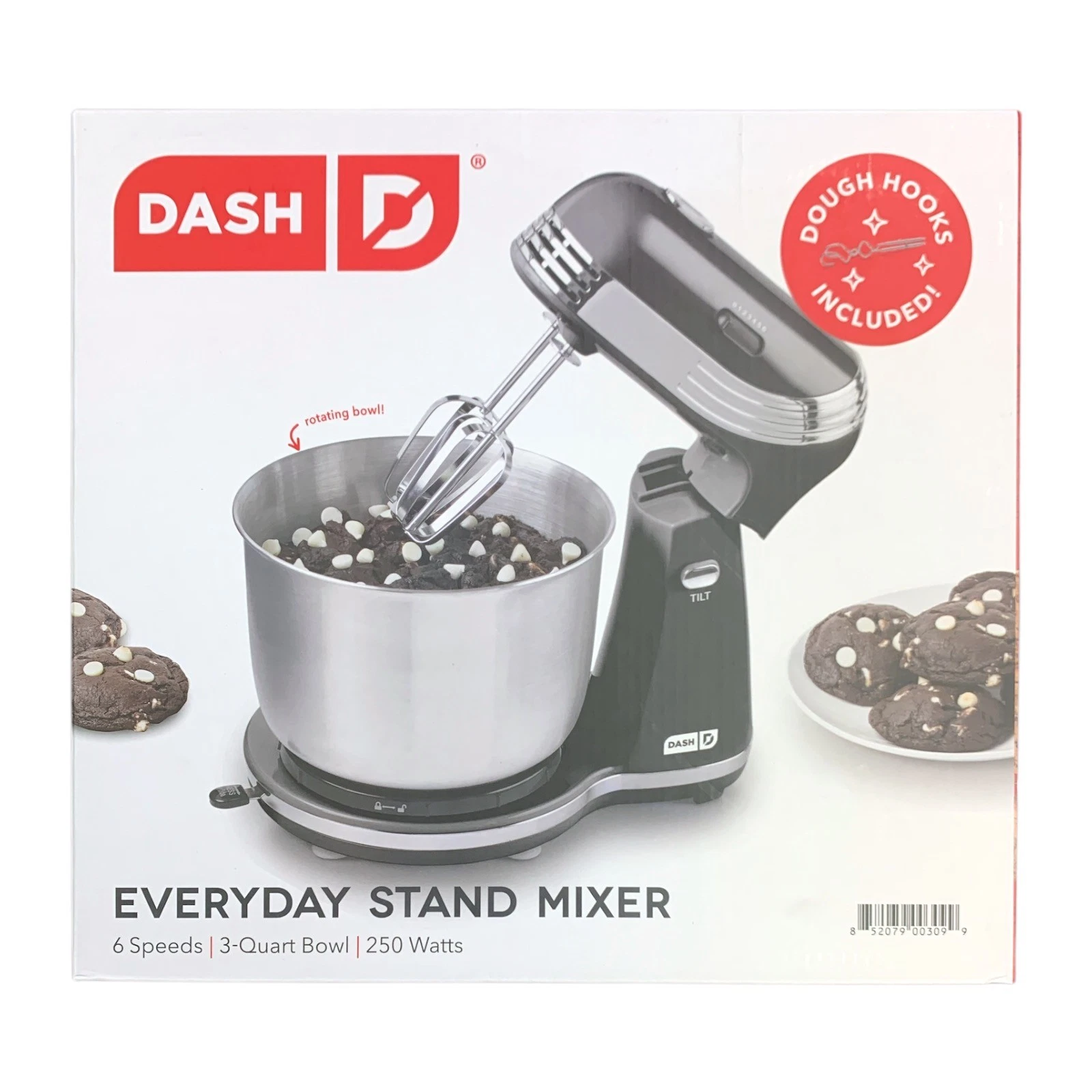 Dash Everyday Electric Stand Mixer, 6-Speed, 3-Quart Bowl, Black
Opens in a new window or tab