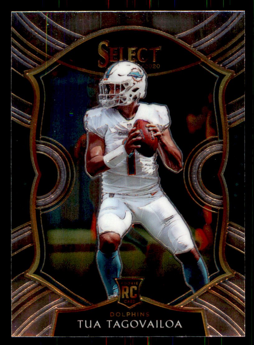 2020 Panini Select #45 Tua Tagovailoa Silver Prizm Miami Dolphins