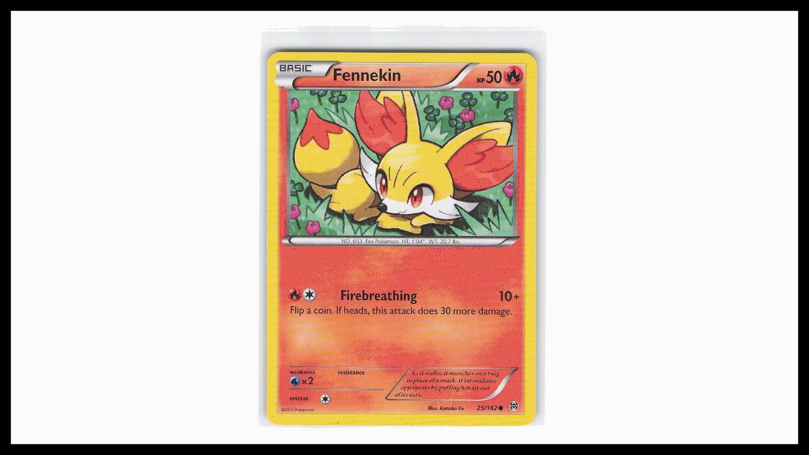 Fennekin 25/162 Common BREAKthrough Pokemon Near Mint