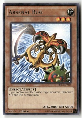 #BP03-EN004 - Arsenal Bug - Rare,1st Ed WB1 R