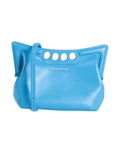 McQueen - Women - Leather Bucket bag - Azure