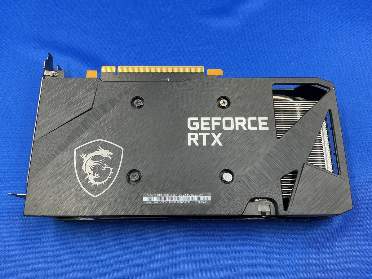 NVIDIA MSI GeForce RTX 3060 Ti Ventus 2X OC 8GB DDR6 Graphics Card