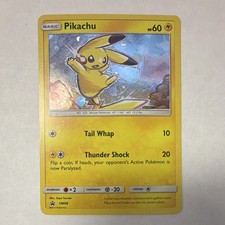 Pikachu SM98 Black Star Holo Carta Promo Sole e Luna Nm