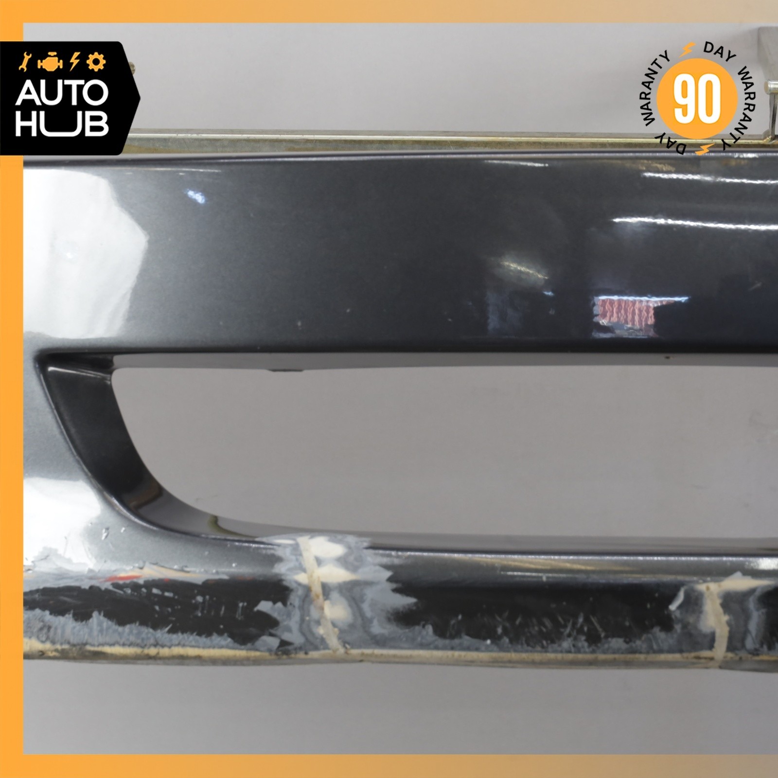 05-10 Aston Martin DB9 Front Bumper Cover Assembly Silver OEM