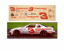 #3 Silver Select 1995 decal AFX Tyco Lifelike 1/64 scale