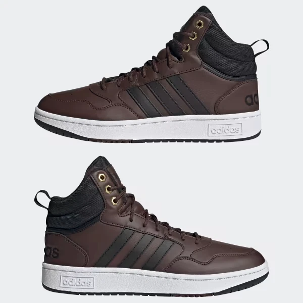 ADIDAS GZ6680 Basketball Hoops 3.0 Mid Classic Fur Lining WTR trainers size UK 7