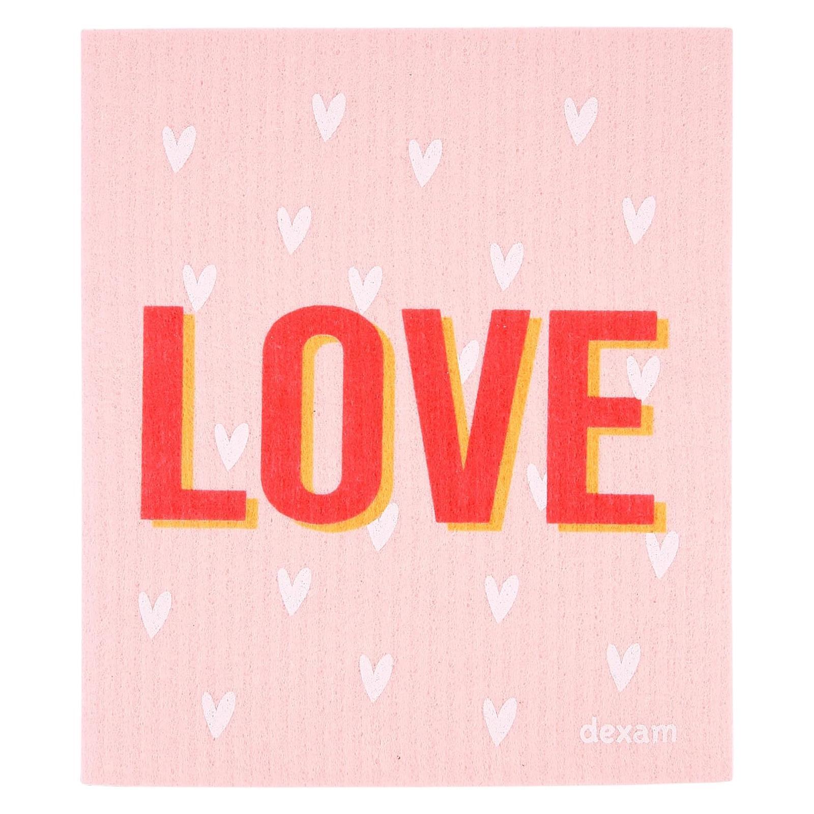 Dexam Swedish Dishcloth Absorbent Dish Cleaning Cloths Kitchen Reusable Love