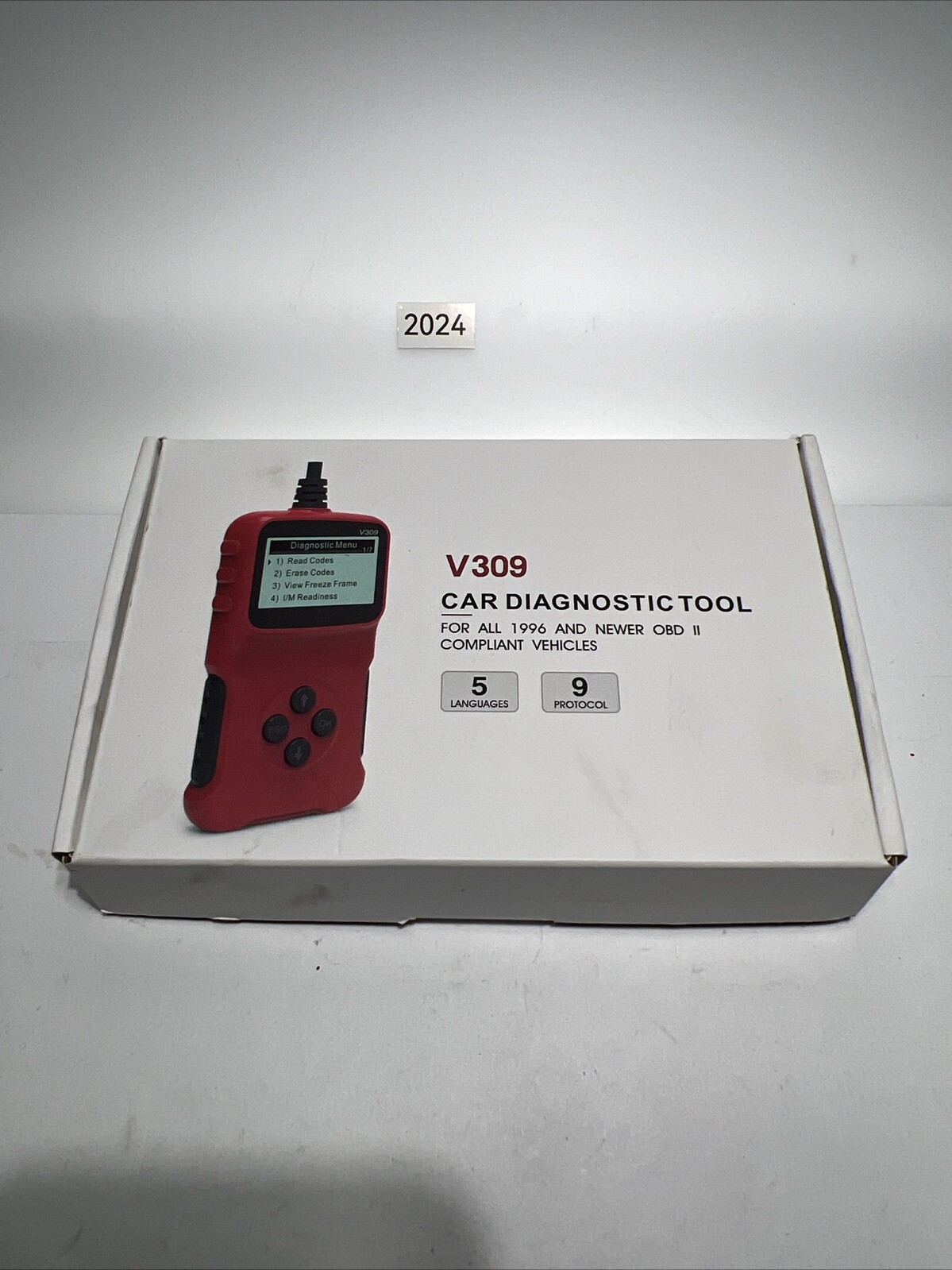 Car Scanner Tool OBDII Diagnostic Engine Fault Code Reader Scan Tester V309 OBD2-image