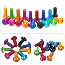 10pcs 612mm 7075 Aluminum Alloy Button Head Screwshex Socket Bolts Multi-color 10pcs 612mm 7075 Aluminum Alloy Button Head Screwshex Socket Bolts Multi-color