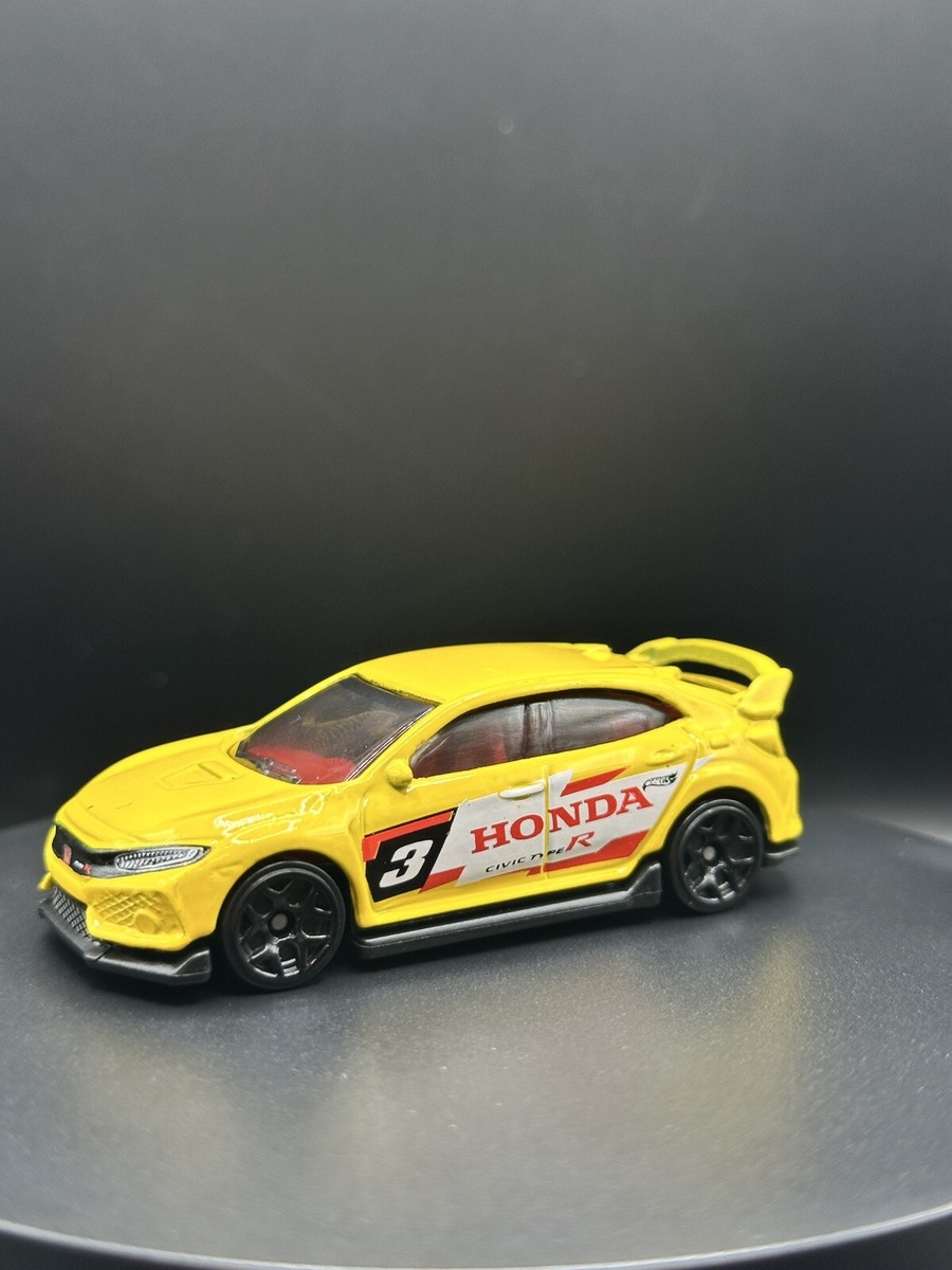 未開封 1/18 Hot Wheels Honda Civic イエロー 2022 Hot Wheels Yellow '99 Honda Civic Type R EK9 ERROR