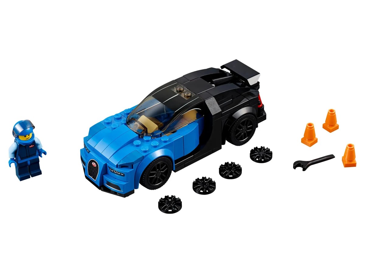 Lego Bugatti Chiron 75878 SPEED CHAMPIONS Minifigure Building Set