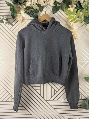 brandy melville grey cropped sweater