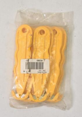 10 Pack Safety Cutters Yellow Steel 5-1/2'' OAL PLS-100-Y 436L64 Tools Ergonomic