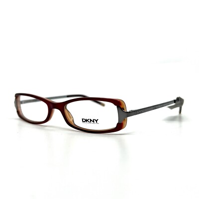 DKNY DY4507 3012 Eyeglasses Frames Brown Red Silver