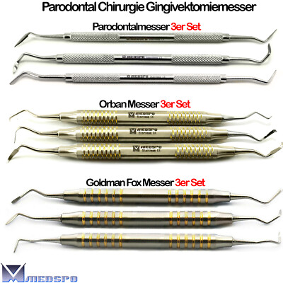 Zahnchirurgie Gingivektomie Parodontal Messer Orban Kirkland Buck Goldman Fox CE