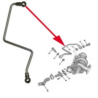 ÖLleitung Turbolader Vorgesehen FüR C1 C2 C3 Nemo 1.4 Hdi = 0379.62