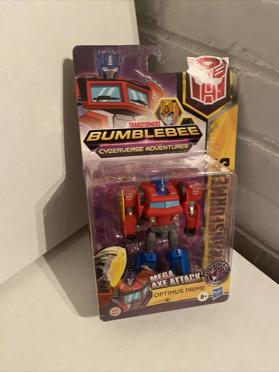 Transformers Bumblebee Cyberverse Adventures Warrior Optimus Prime Figure 