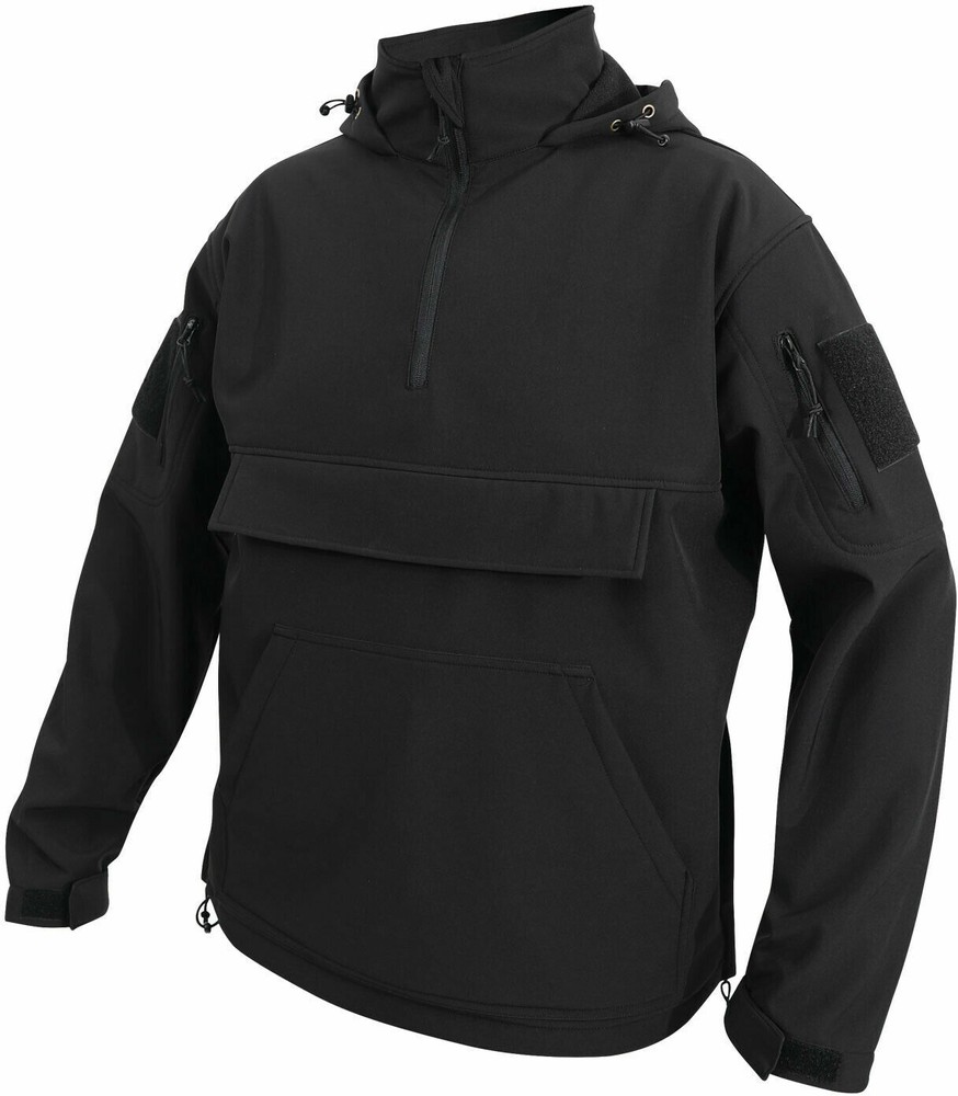 Stealthy Black Waterproof CCW Hoodie with Concealed Carry Pockets  