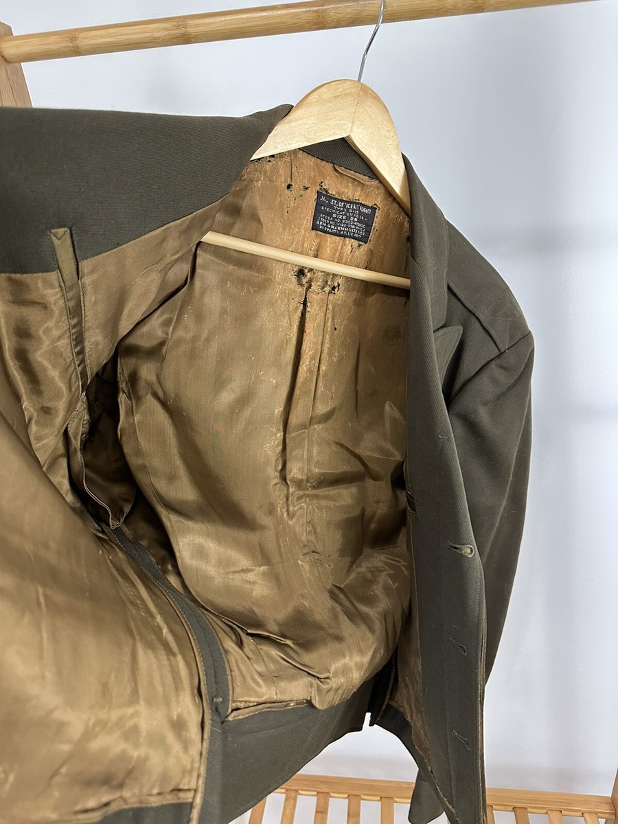 VTG World War II B-13 Officer Flight Jacket Size 38 WWII WW2