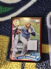 2024 Topps Update Jersey /199 Black Border Junior Caminero Sppp Beautiful Card🔥