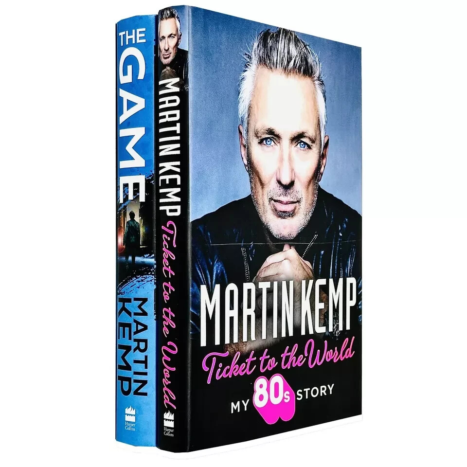 Martin Kemp Collection 2 Books Set (The Game & Ticket to the World)