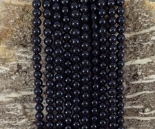 Black Obsidian Round 6mm 8mm