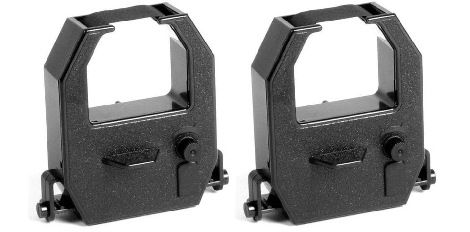 COMPUMATIC (2 Pack) AMANO PIX-55 PIX-75 RIBBON CARTRIDGE, CE-315151 BLACK INK, ALL PIX TCX