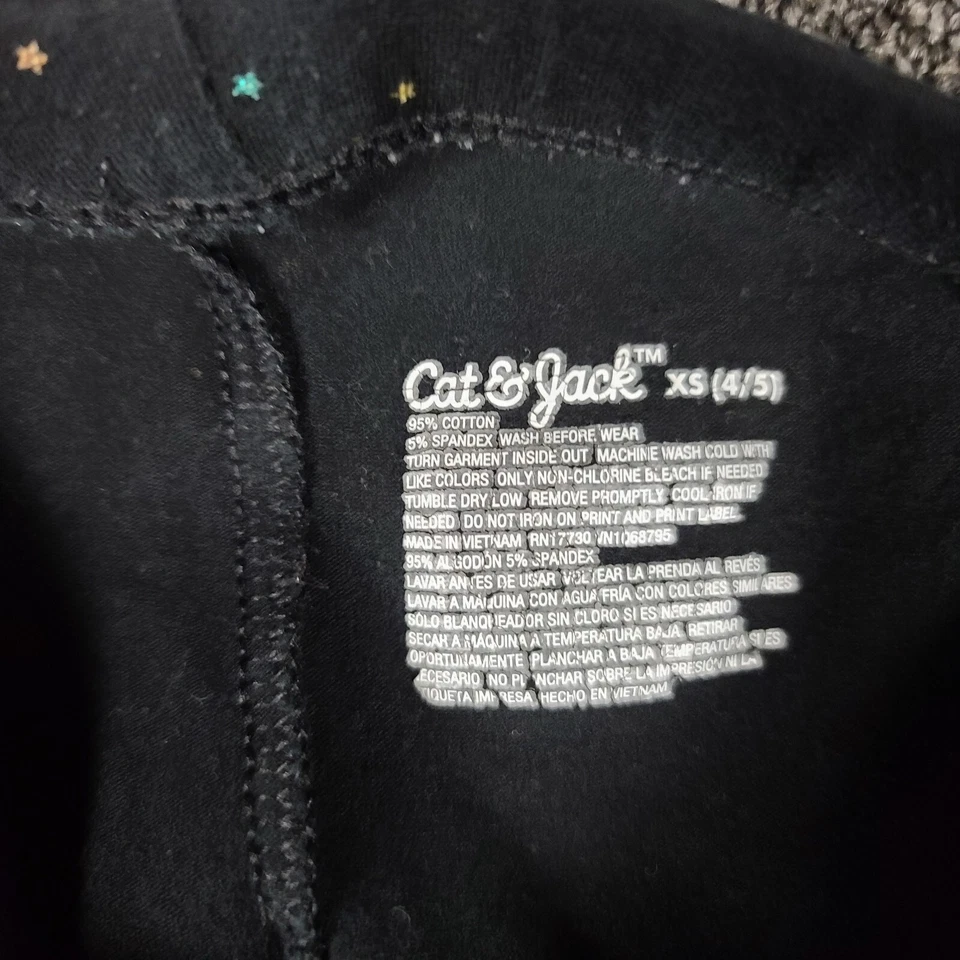 Girls Leggings Lot Size 4 Under Armour Cropped & Cat Jack Two School Pairs - Image 3 of 4