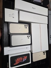 Lot of 9 Empty Apple Boxes - Iphone Watch Airpods Ipad Ect.