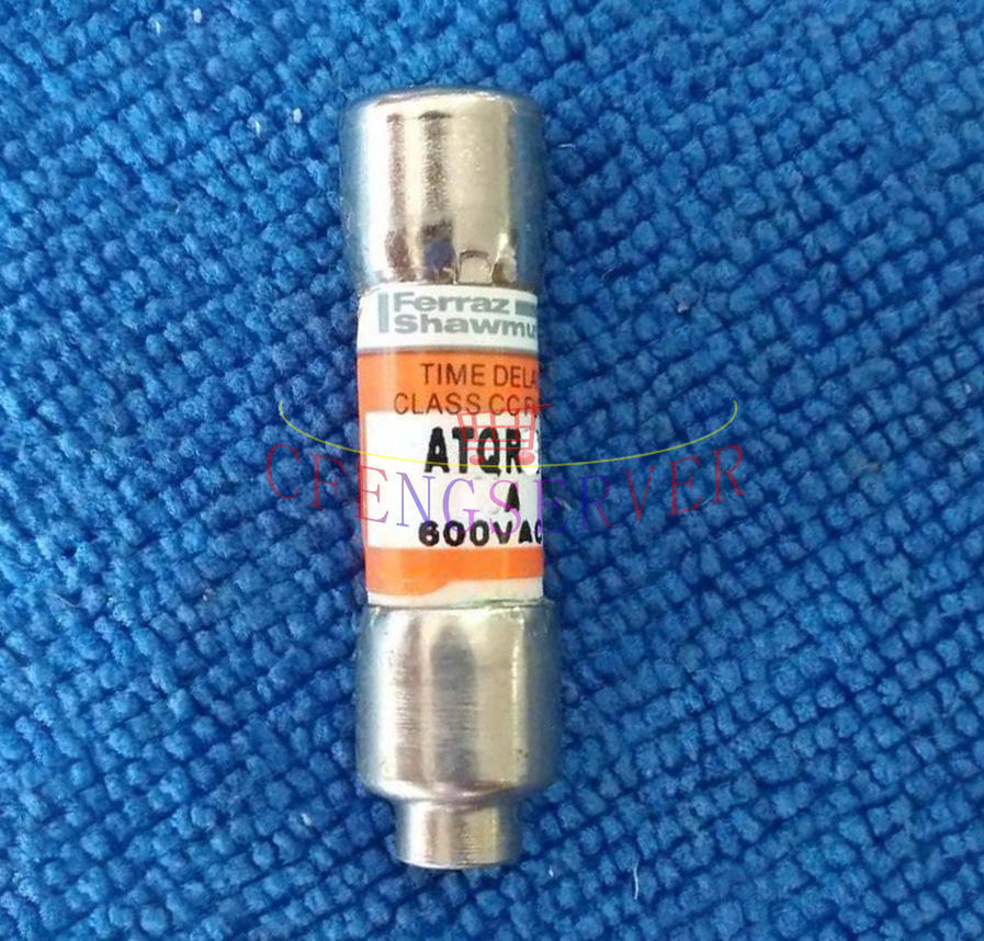 4x Ferraz Shawmut Meßgeräte-Sicherung 10x38 Mm, ATM5, 5A Midget Fuse, 100kA