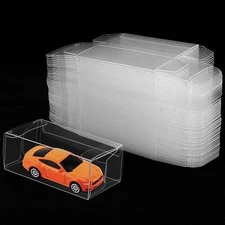 50X Storage Display Case Protectors For Loose Hot Wheels Matchbox Cars Stackable