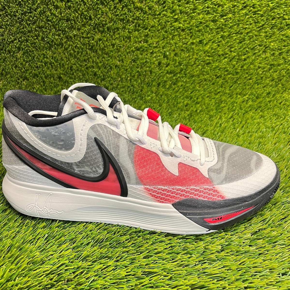 Nike Kyrie 8 White University Red Mens Size 13.5 White
