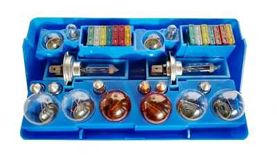 32 teilig 12V H7 Ersatzlampenkasten Ersatzlampenset Ersatzlampenbox   K77